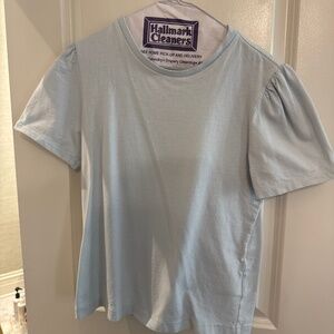 Pale blue tee